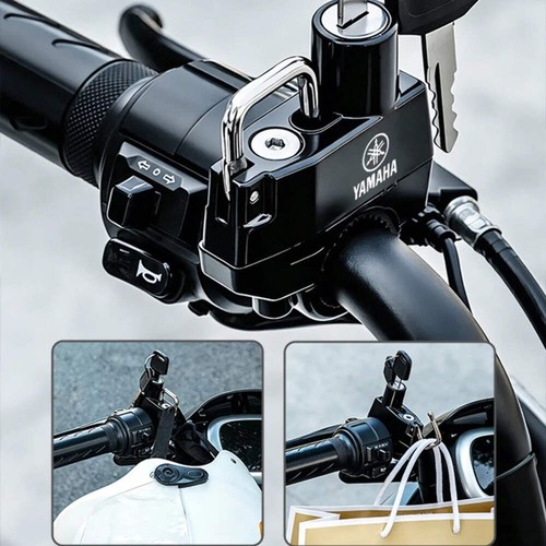 Motorcycle helmet lock anti - motorcycle,
